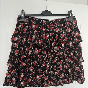 Zara floral skirt